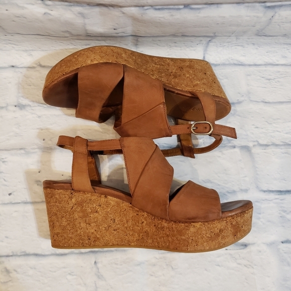 Coclico Melania cork-wedge sandal. Size 38.5 - Picture 6 of 12